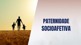 Paternidade socioafetiva [upl. by Byrn]