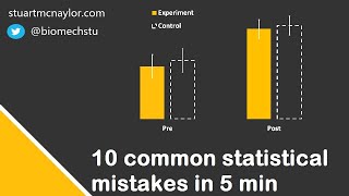 Ten Statistical Mistakes in 5 Min [upl. by Norret]