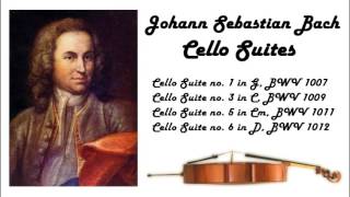 Johann Sebastian Bach  Cello suites in 432 Hz great for reading or studying [upl. by Ame]