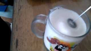 Aerolatte Review Frothing Cold Milk In Under 1 Minute [upl. by Kazim]